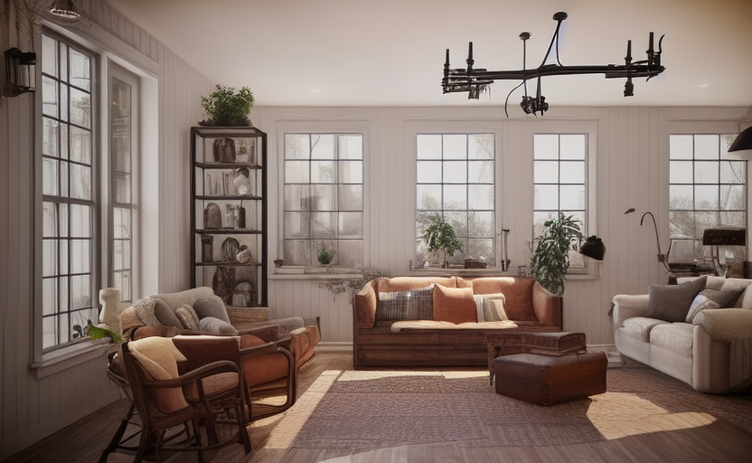 Farmhouse interior design