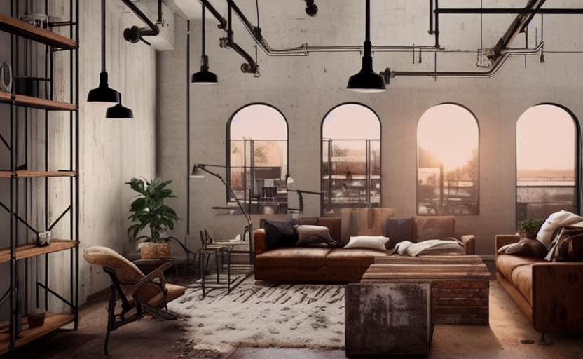 Industrial interior design