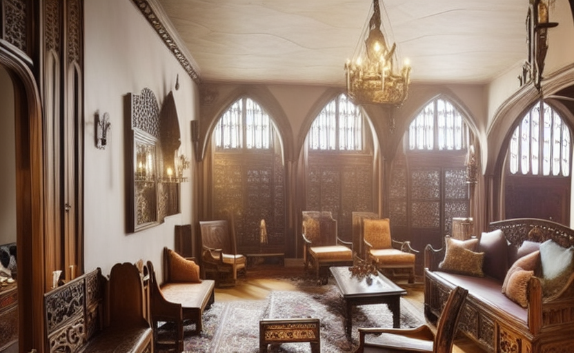 Medieval interior design