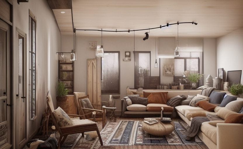 Rustic interior design