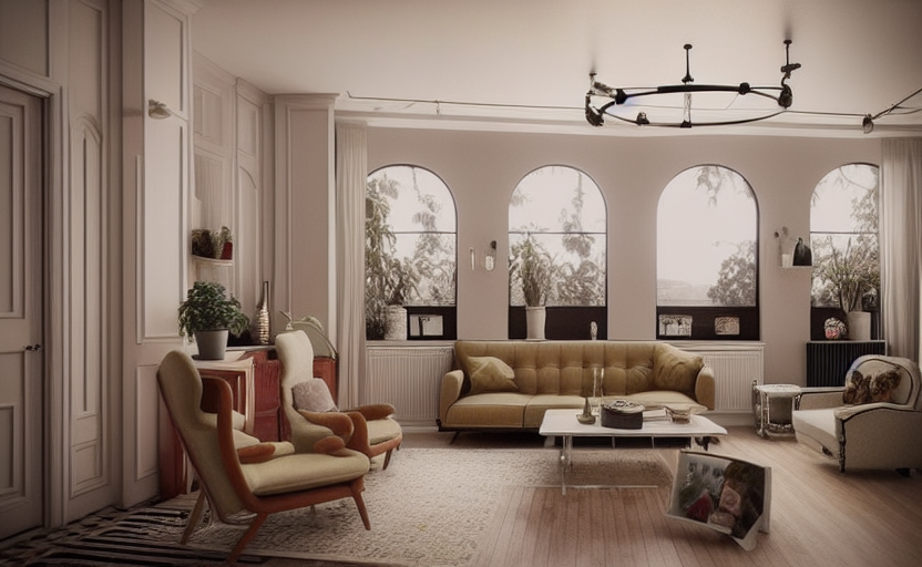 Vintage interior design
